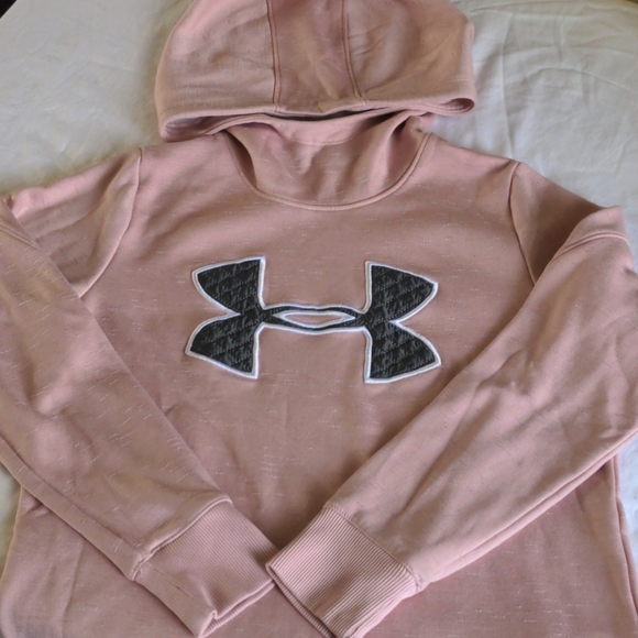 Under Armour Shirts & Tops Childs Small Pink Under Armour Hooded